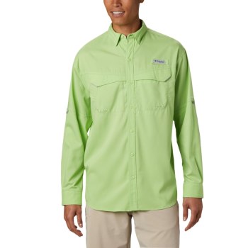Columbia Muške Košulje - PFG Low Drag Offshore Long Sleeve Svijetlo Zelene | NEHF-39605
